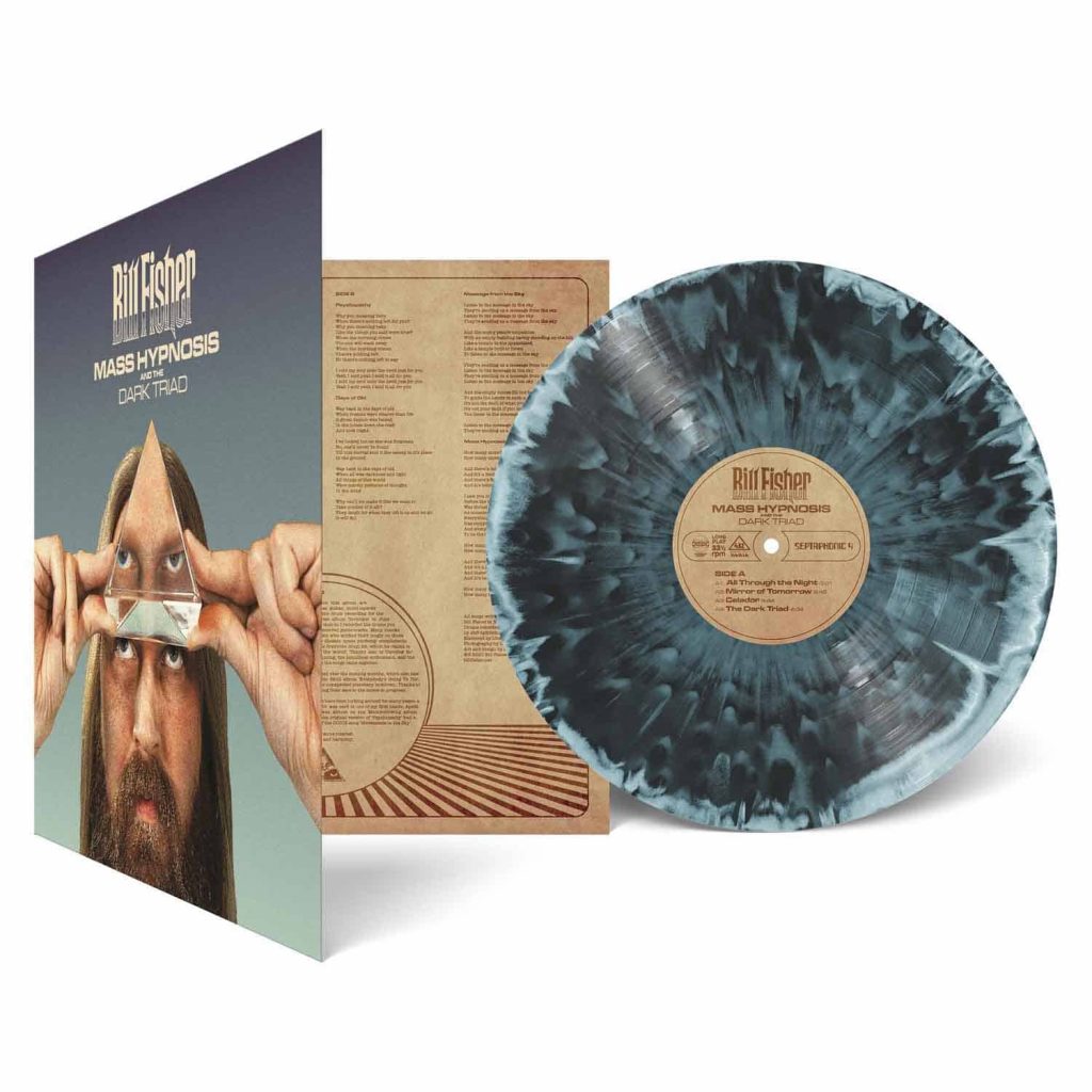 Bill Fisher Vinyl Record Mass Hypnosis and the Dark Triad 1 With Gatefold Open