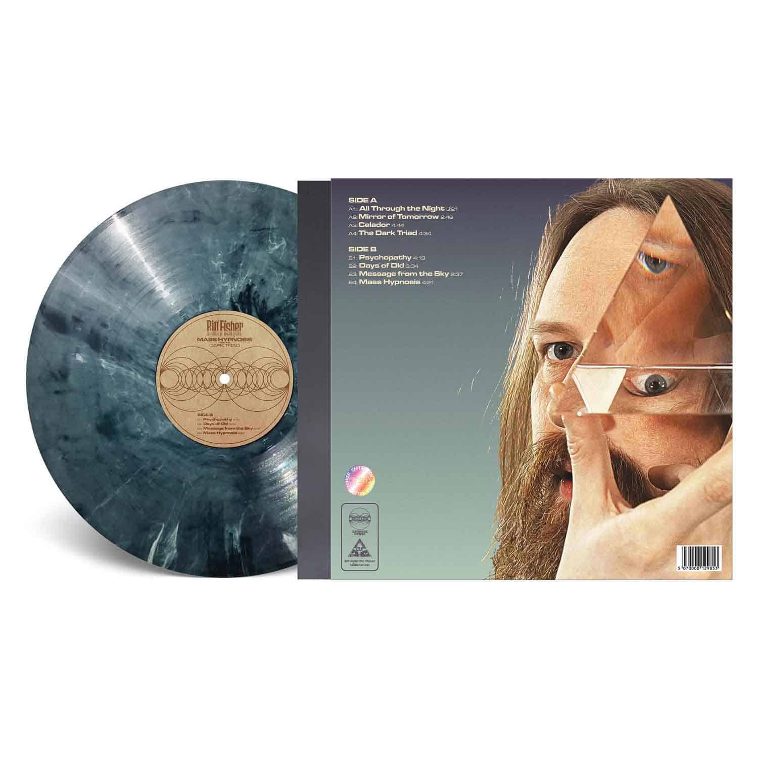 Bill Fisher Vinyl Record Mass Hypnosis and the Dark Triad 2 Sleeve Back
